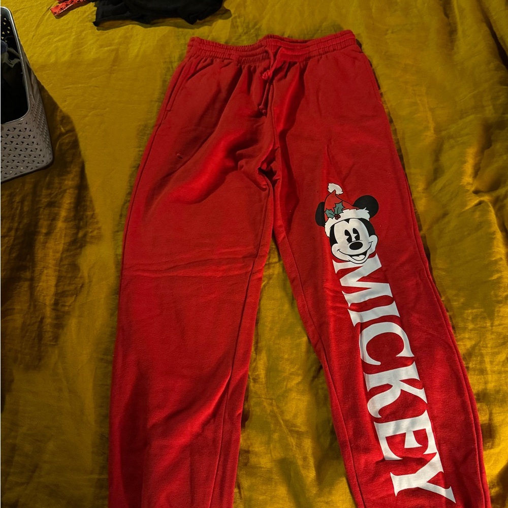 Disney Christmas Mickey Mouse Sweatpants